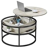 YITAHOME CT41 Table Basse avec Plateau relevable, Métal,