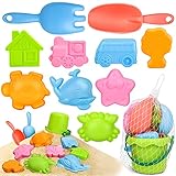 Sanlebi Kit de Jeu de Plage Enfant -Jouet de Sable