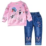 Peacolate 2-7 Ans Petite Filles Ensemble de Vêtements