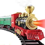 Doloowee Jouet de Train Électrique à Vapeur, Jeu de