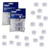 Lot de 20 bobines pour machines à coudre Brother XL,