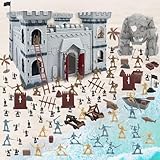 deAO 310 Pièces Château de Château Médiéval, Ensemble