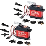 Miuzei Servomoteur Numérique 270° 20kg étanche Servo