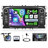 Ohradio 2G+64G Autoradio Android 15 pour Ford Focus