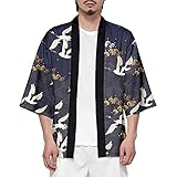 CIZEUR Kimono Japonais Homme Veste Vintage Chinese