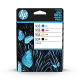 HP 934/935 Pack de 4 Cartouches Noire, Cyan, Magenta,