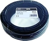 Câble flexible H05VV-F 2 x 0,75 mm 50 m Noir