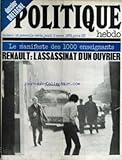 POLITIQUE HEBDO [No 18] du 02/03/1972 - LA BRETAGNE