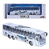 Tnfeeon 1:50 Simulation Pull-Back Alloy Bus Toy, Simulated