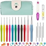 Luxebell Ensemble de 11pcs Aiguilles à Tricoter/Crochet