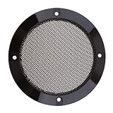 zalati Noir Haut-Parleur Métal Grille Décoratif Cercle