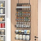 JKsmart Étagère à épices à 6 niveaux avec crochet de