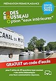 Codes Rousseau - Code Permis Plaisance Option Eaux