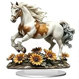 YORISMAL Cheval en acrylique Ornement d'appartement