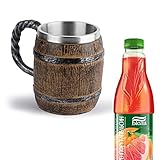 Halatua Tasse en Bois - Chope à bière Viking à l'450
