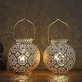 TRIROCKS Set de 2 Lampes de Table Métalliques de Style