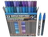 TOOLI-ART marqueur acrylique Ensemble de 22 marqueurs