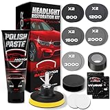 BassMotor Kit Complet pour polir les phares ternes