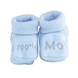KINOUSSES - Chaussons Bébé - Brodés "100% moi" - 0-3