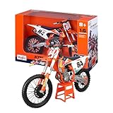 Burago Maisto Moto Red Bull Ktm Supercross Sx450, Multicolore,
