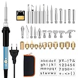 Kit de Pyrogravure sur Bois Fer à Souder,37PC 60W loisirs