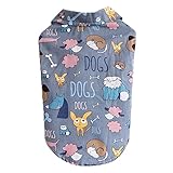 Hopeup Chemisier pour chien avec imprimé de dessin