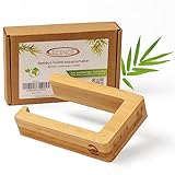 ECENCE 1x Porte Papier Toilette en Bois Auto-adhésif