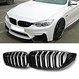 Grille de calandre avant de voiture - Noir brillant