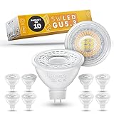 Lampe LED Luxari GU5.3 [10x] - LED MR16 - Equivalent