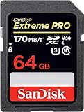 SanDisk 64 Go Extreme PRO SDXC, carte mémoire, jusqu'à