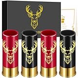 Lot de 4 Verres à Shot en Forme de Tête de Cerf avec