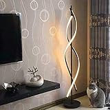 ELINKUME Lampadaire Dimmable LED Blanc Chaud Spirale