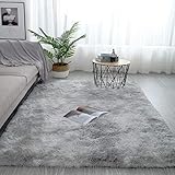 Pauwer Plush Shaggy Area Rugs Tapis en Fourrure Lisse