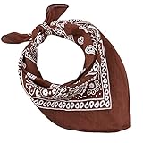JOPHY & CO. Lot de 3, 5, 10 bandanas 100% coton pour