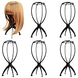 Czemo Lot de 6 Support de Perruque Plastique Porte