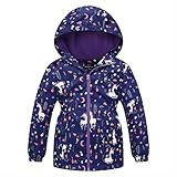 Gogokids Filles Veste Imperméable à Capuche - Veste