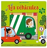 Mon livre puzzle 9 pièces: Les véhicules - Dès 2 ans