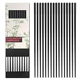 10 Paires Baguette Chinoise, 24,5 cm Baguette Japonaise,