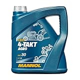 MANNOL 4 Temps Agro SAE 30 API SG, 4 l