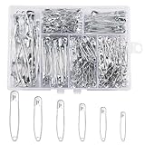 Kiperline Lot de 300 épingles à nourrice - 6 Tailles