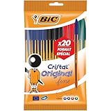 BIC Cristal Original Stylos-Bille Pointe Fine (0,8