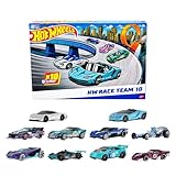 Hot Wheels Coffret de 10 voitures de course (Modèle