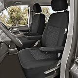Pitshop24 Housses de siège avant sur mesure pour VW