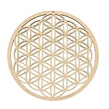 zalati Décoration murale géométrique sacrée en bois