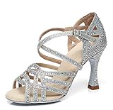 MINITOO Chaussure Femme Danse de Salon Latin Chaussures