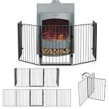 Juskys Grille de sécurité 300 x 76 cm Pliable pour