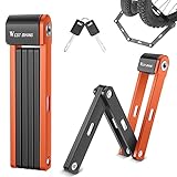 Antivol Velo Moto Pliant, 80 cm 6 Nœuds Repliable Cadenas