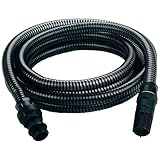 Einhell Tuyau d'aspiration noir 4 mètres avec embouts
