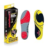 Sorbothane Double Strike Insoles - Red/Grey, Size 10