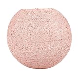 LUM&CO Abat-jour suspendu en forme de boule, rose,
